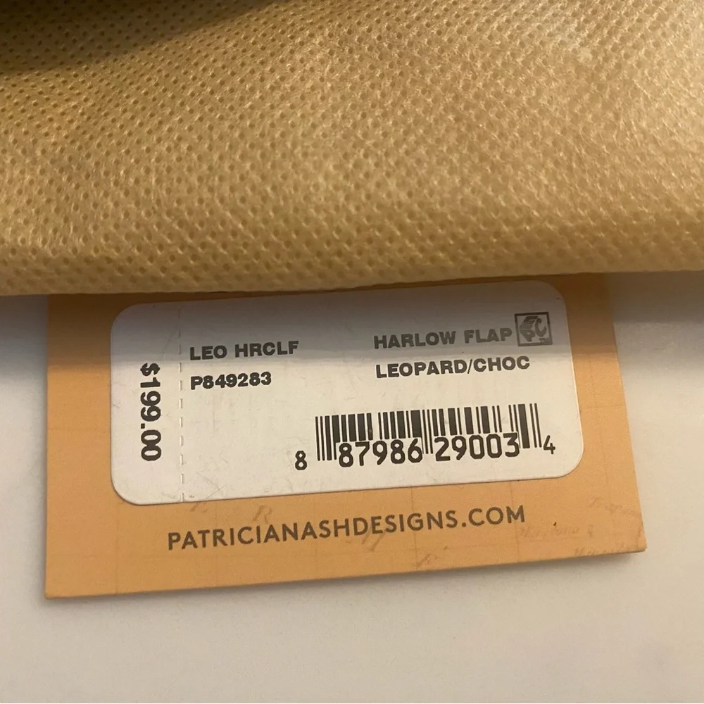 Patricia Nash Harlow Flap Crossbody in Leopard Haircalf EUC - Picture 9 of 9